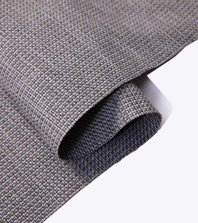 Mantel y alfombra de poliéster y de Teslin de PVC con color de gris y de forma de cuadrícula