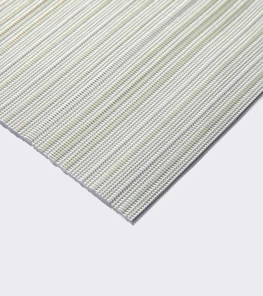 Clásico mantel de poliéster y de Teslin de PVC con color de gris claro y de forma de cuadrícula