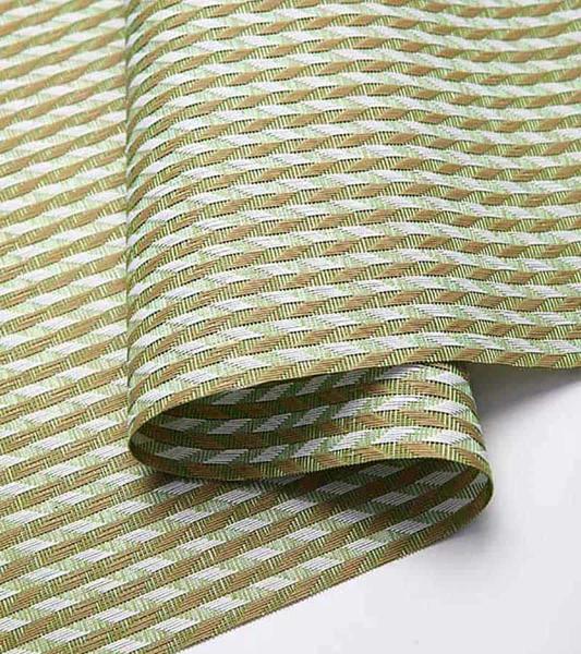 Mantel de poliéster y de Teslin de PVC con color de verde y con tejido jacquard