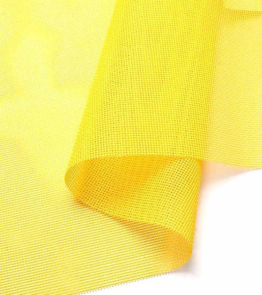 1 * 1 Amarillo mantel de poliéster y de Teslin de PVC con estilo clástico de Europa y América y de forma de cuadrícula
